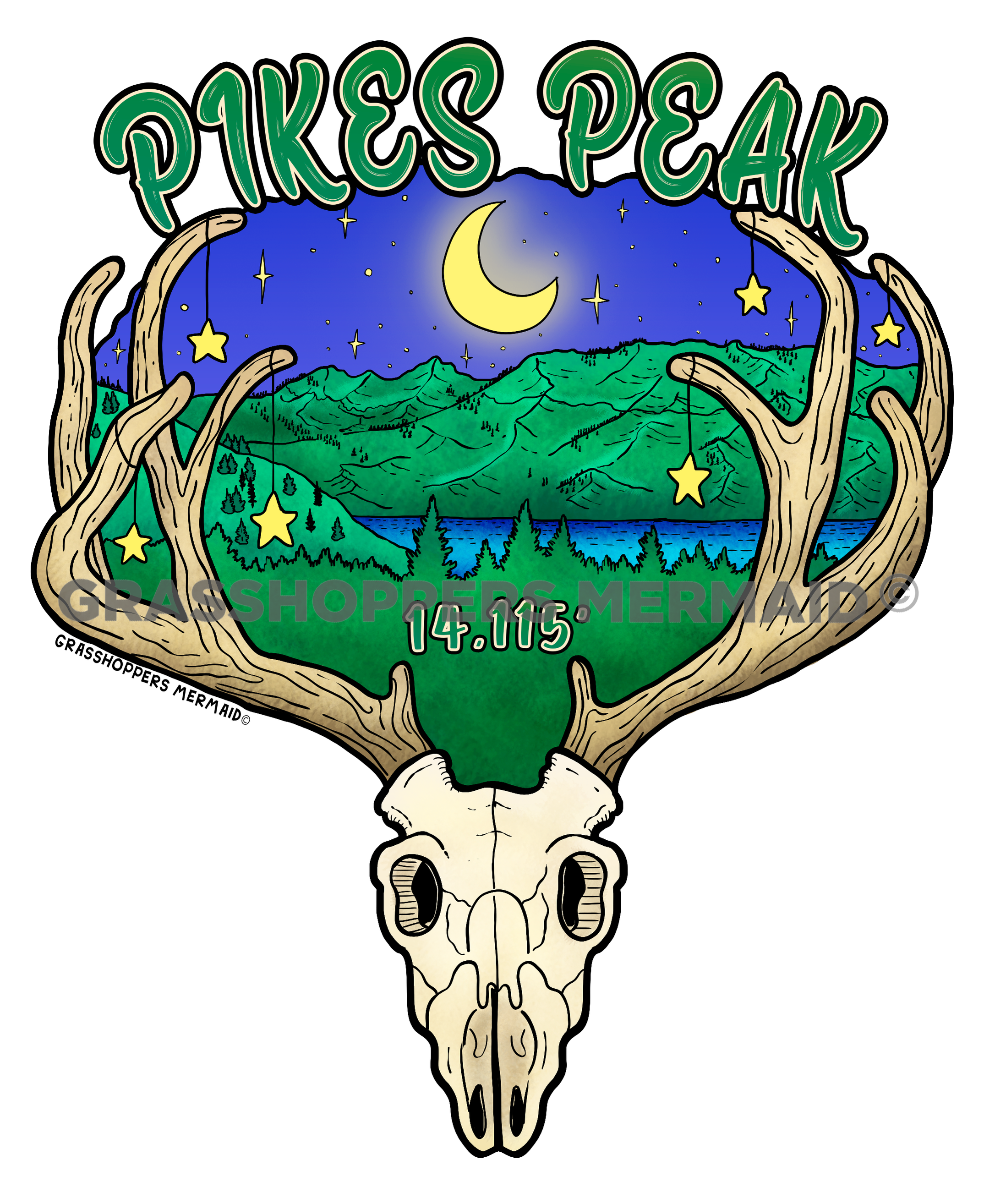 Mountain Skull Frame