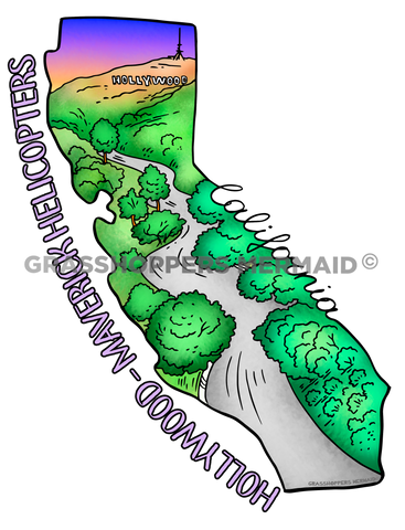 California Outline & Hollywood Scene
