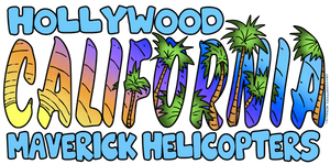 California Text with Palm Trees