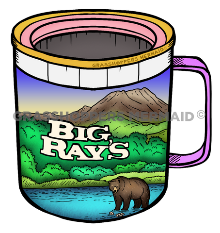 Camping Bear Mug