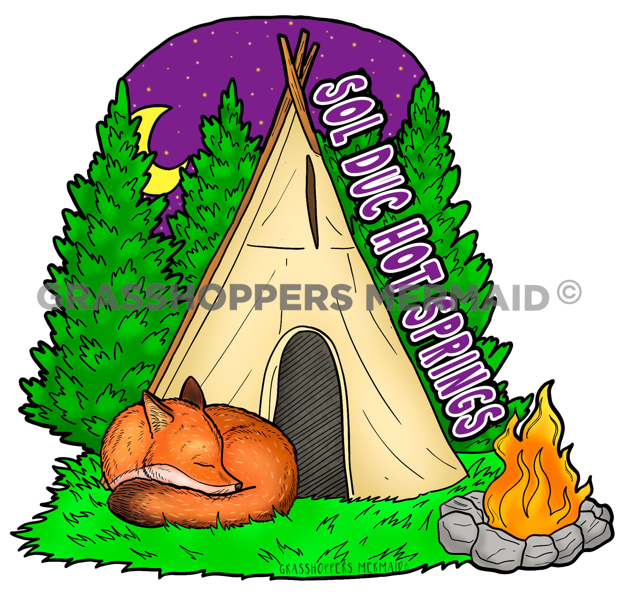 Camping Dreams Fox