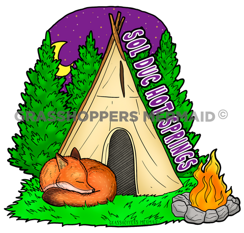 Camping Dreams Fox