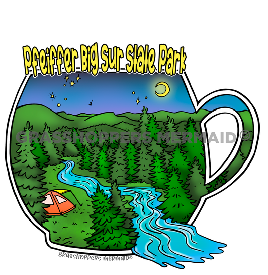 Camping River Mug