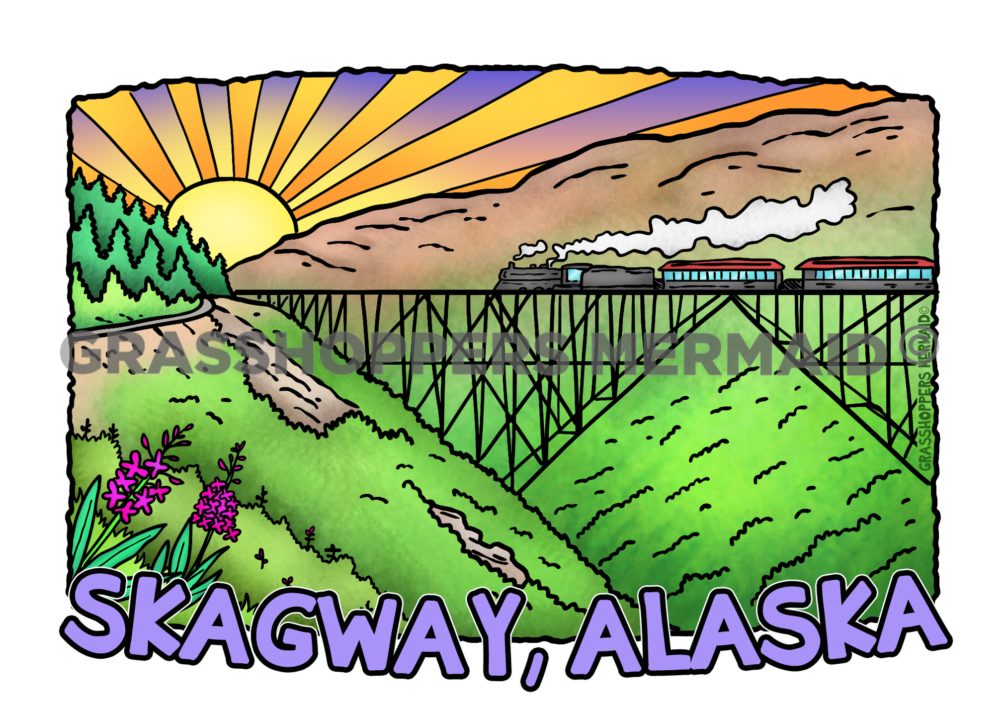 Cantilever Bridge Summer
