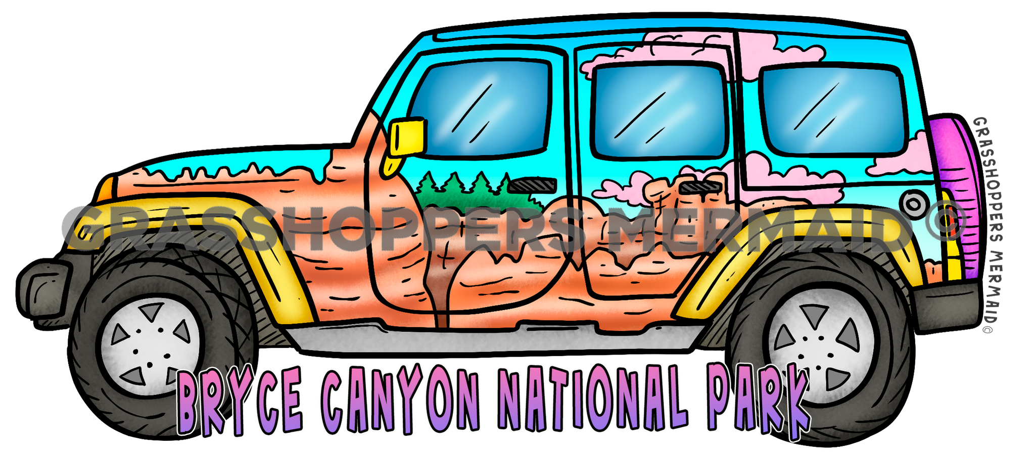 Canyon Day Jeep Scene