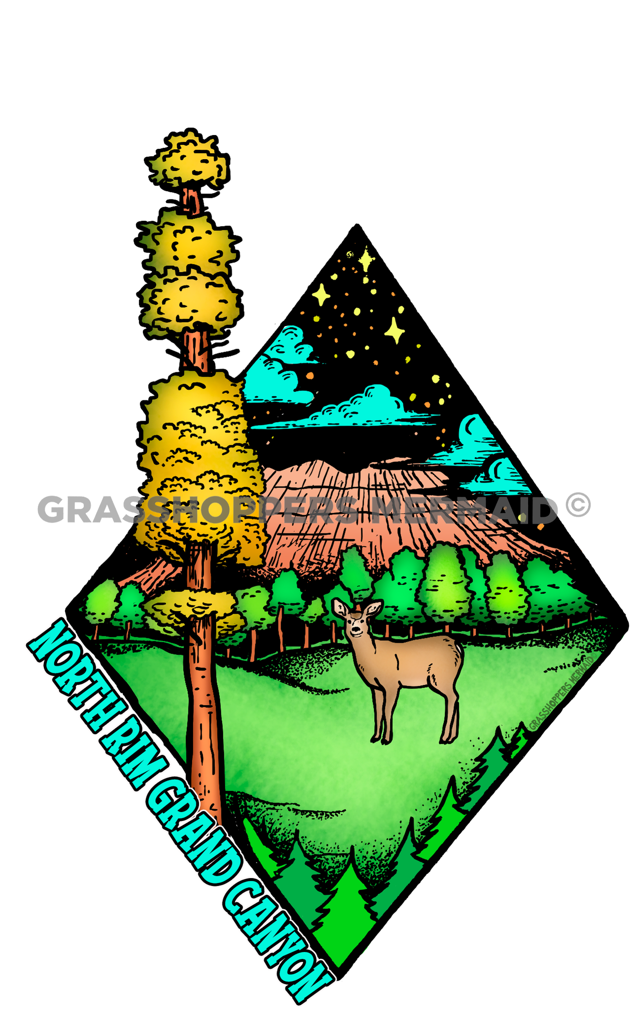 Canyon Diamond Deer