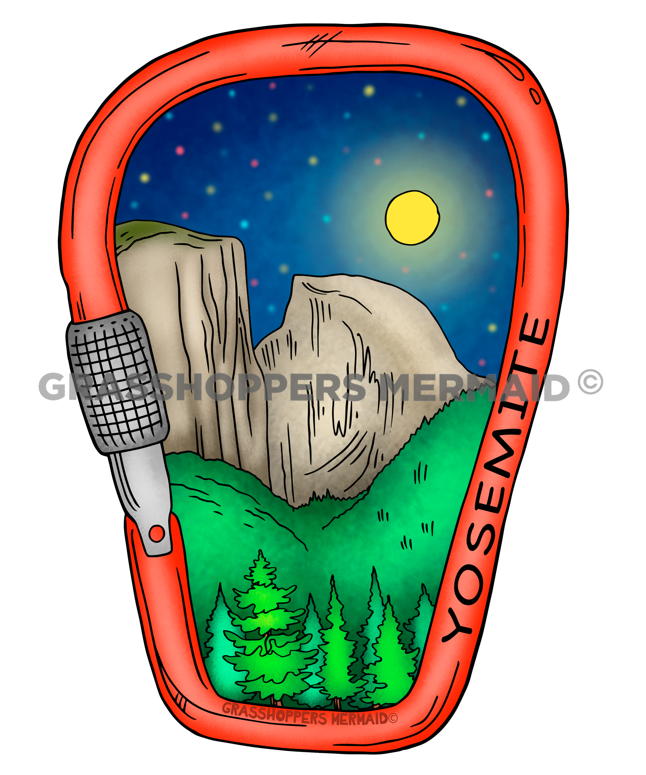 Night Carabiner Yosemite
