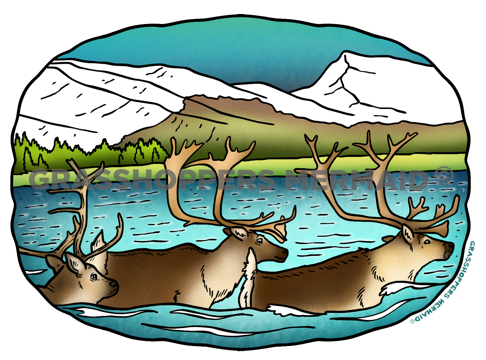 Caribou Crossing Herd