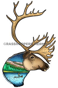 Caribou Night Head