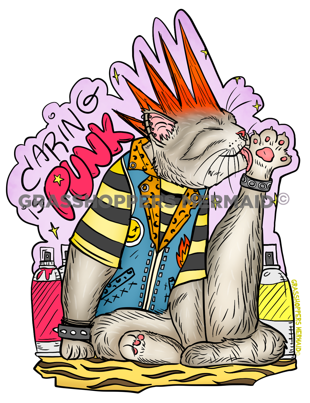 Caring is Punk Cat