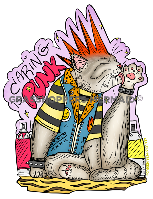 Caring is Punk Cat
