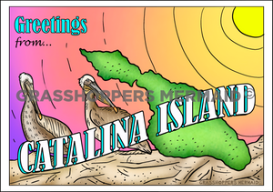 Catalina Island Postcard