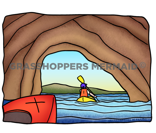 Kayaking in a Cave