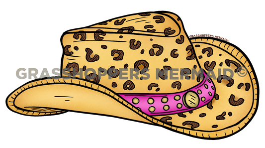 Cheetah Cowboy Hat