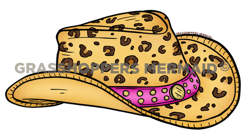 Cheetah Cowboy Hat