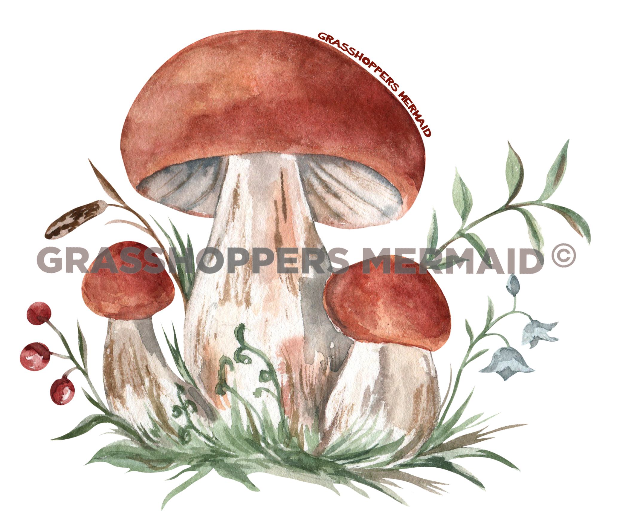 Chubby Mushroom Trio