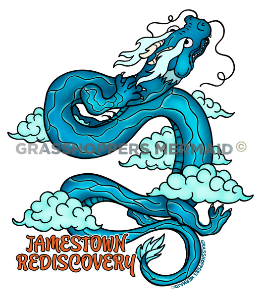 Cloudy Blue Dragon