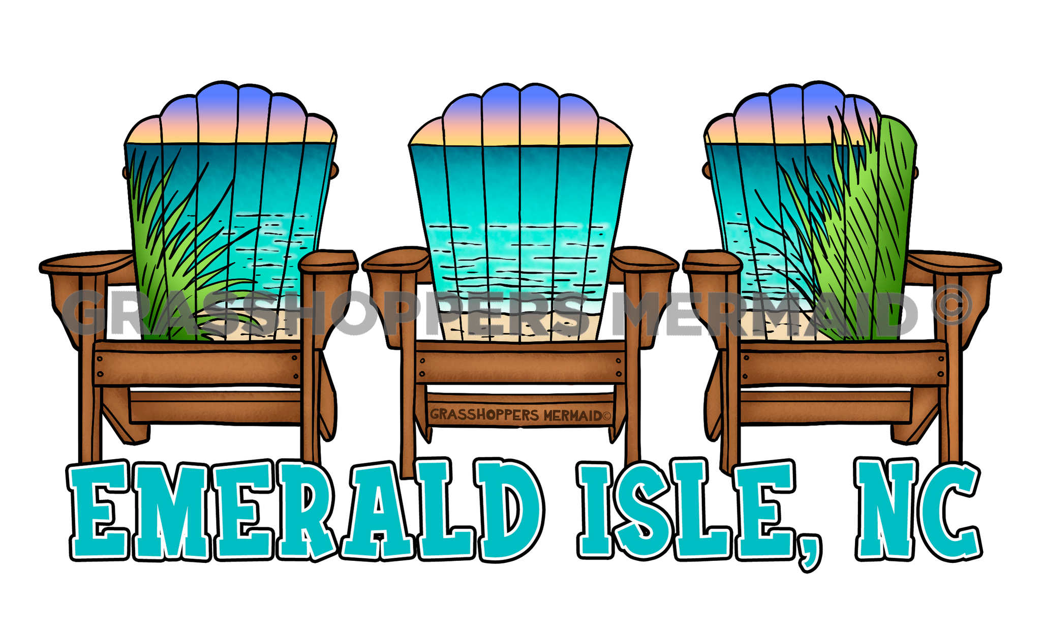 Coastal Adirondack Chairs