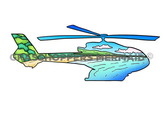 Coastal Helicopter Outline