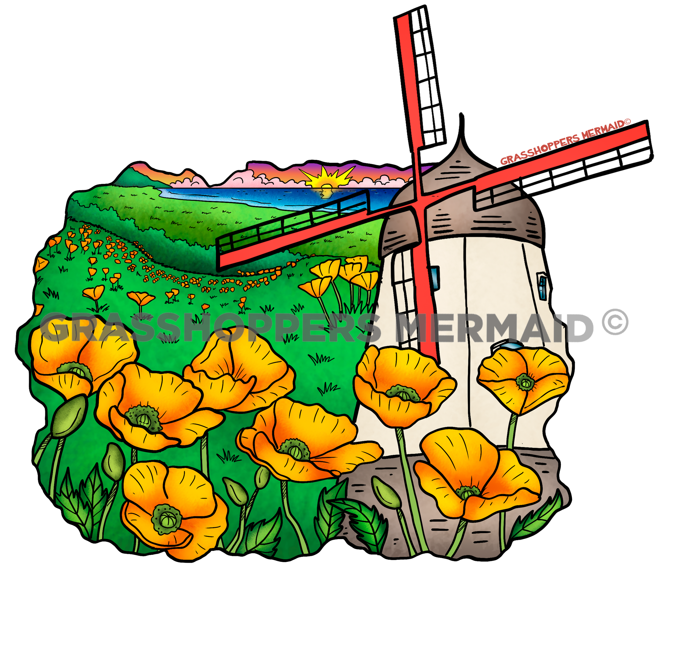 Coastal Poppies