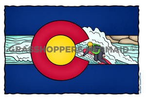 Colorado Surfing Flag