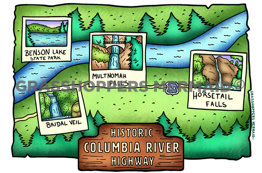 Columbia River Highway Map