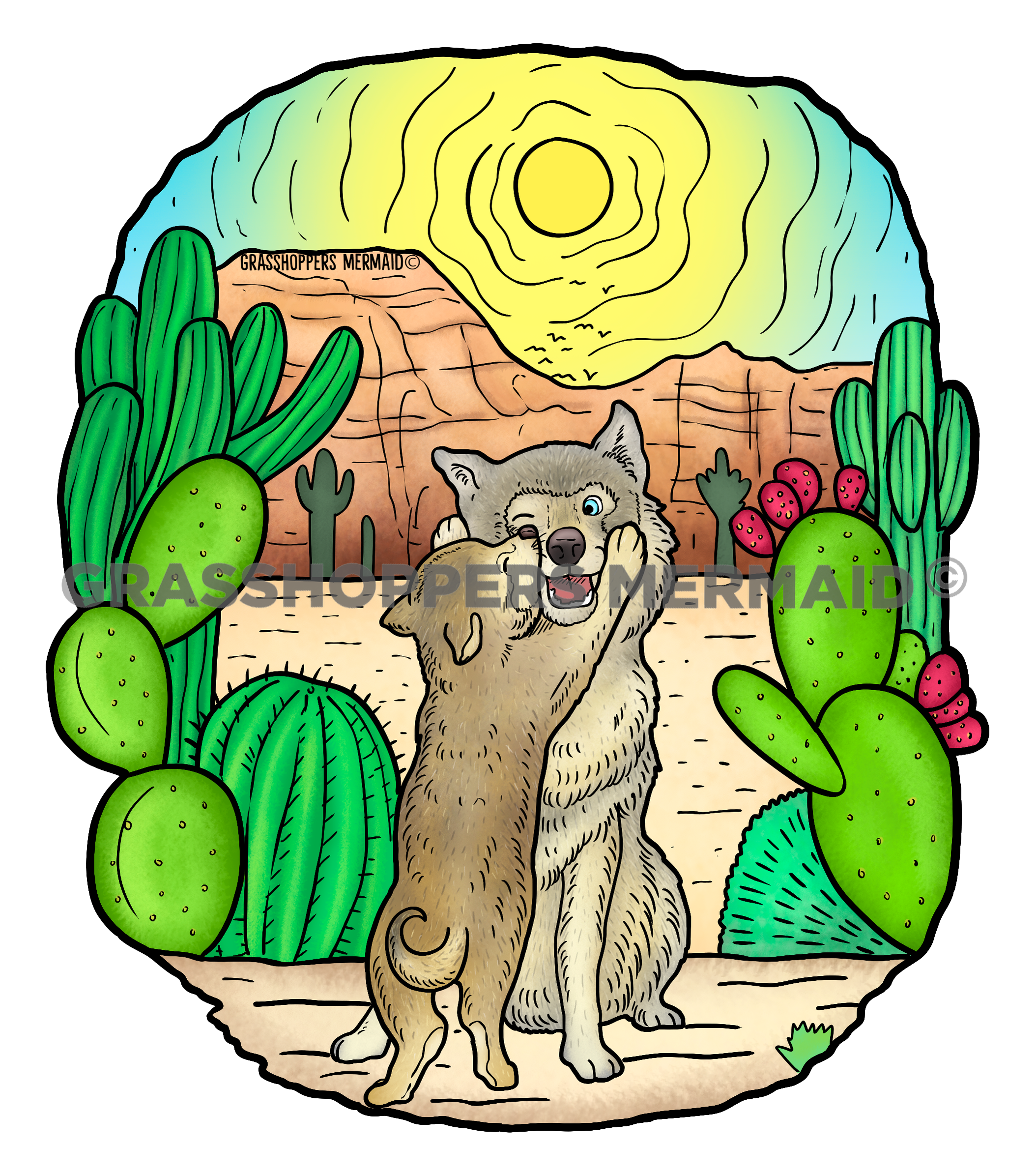 Coyote Playtime