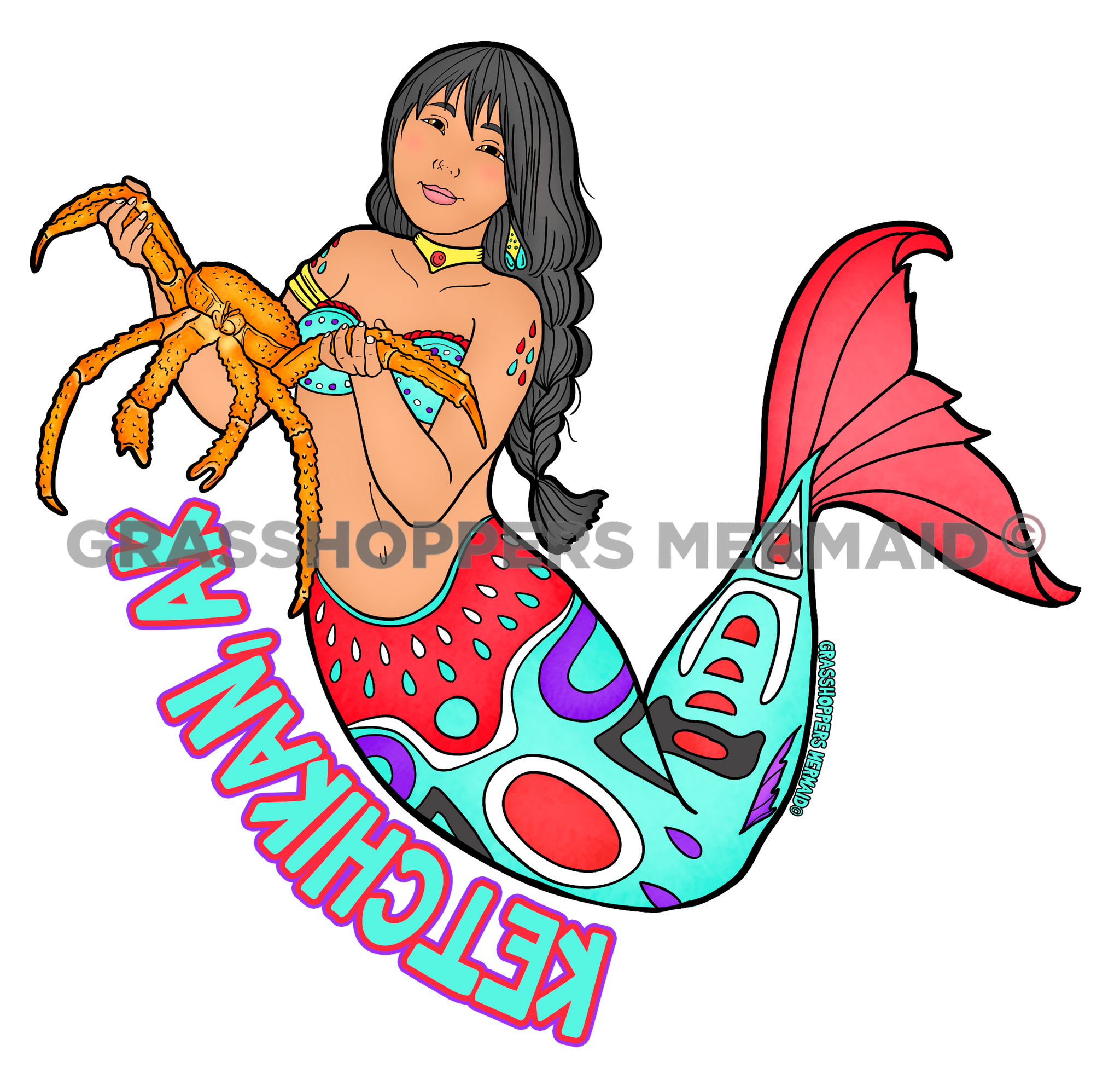 Crabby Mermaid
