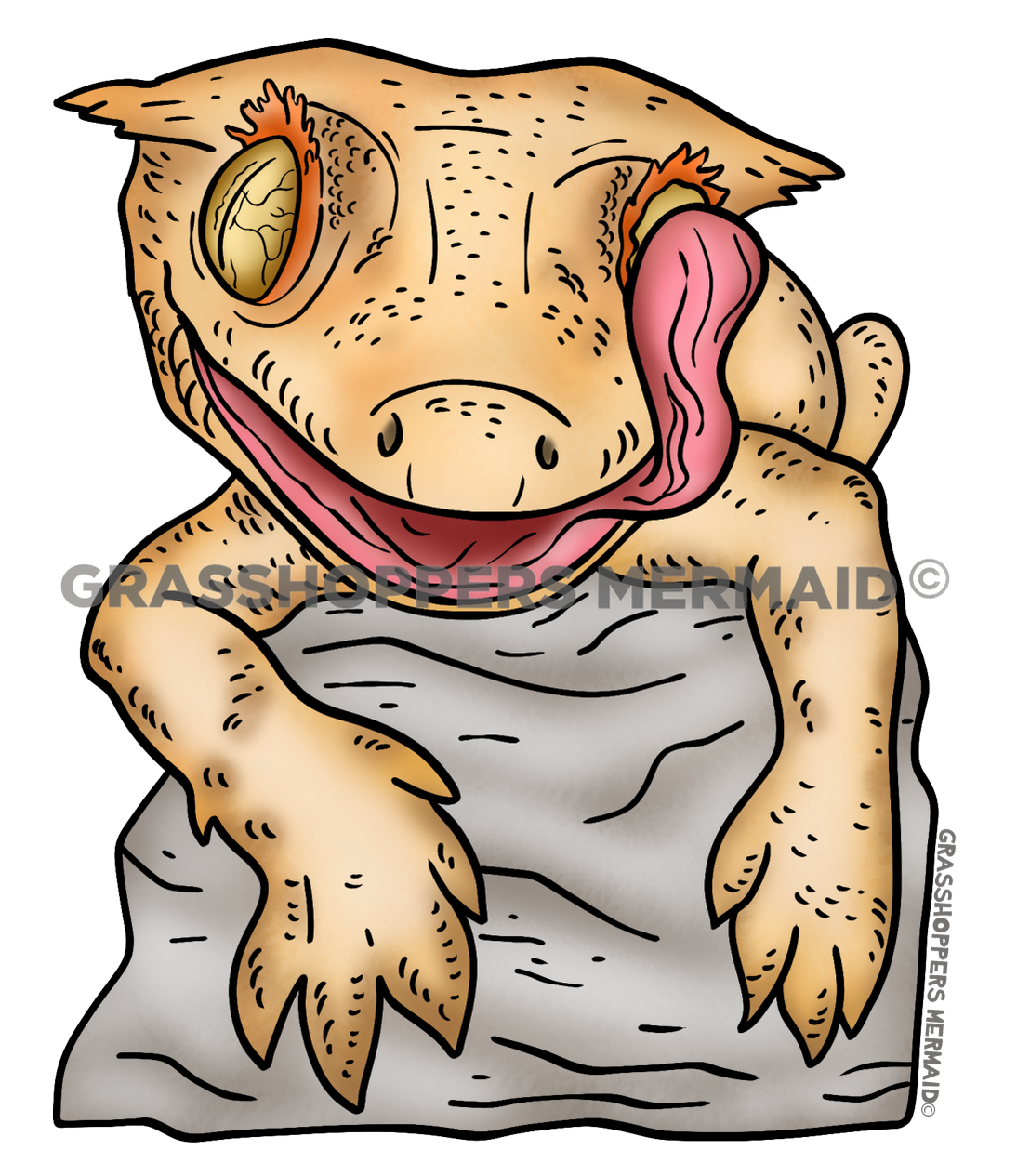 Crested Gecko Tongue