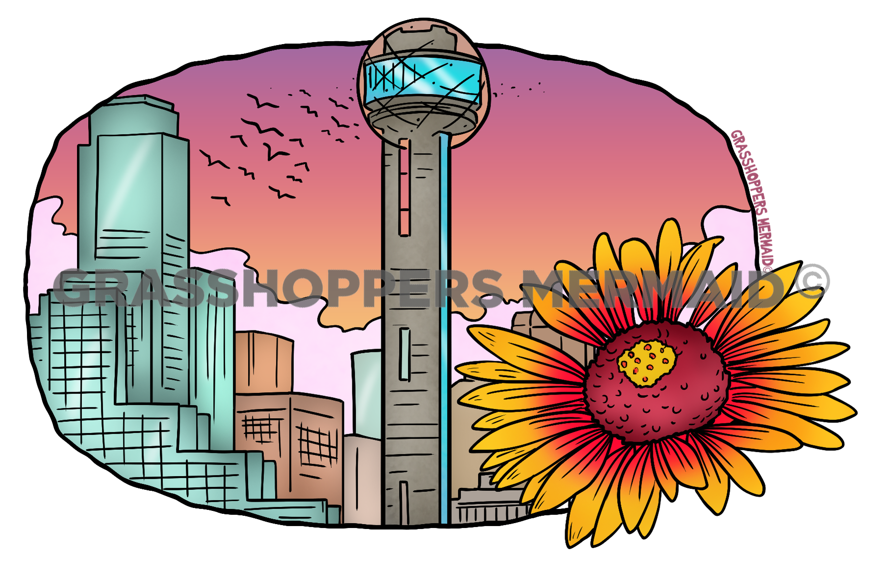 Dallas Tower & Flower Power