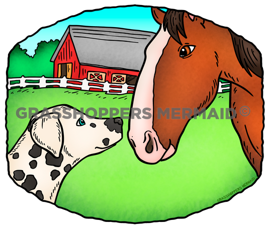Dalmation & Horse