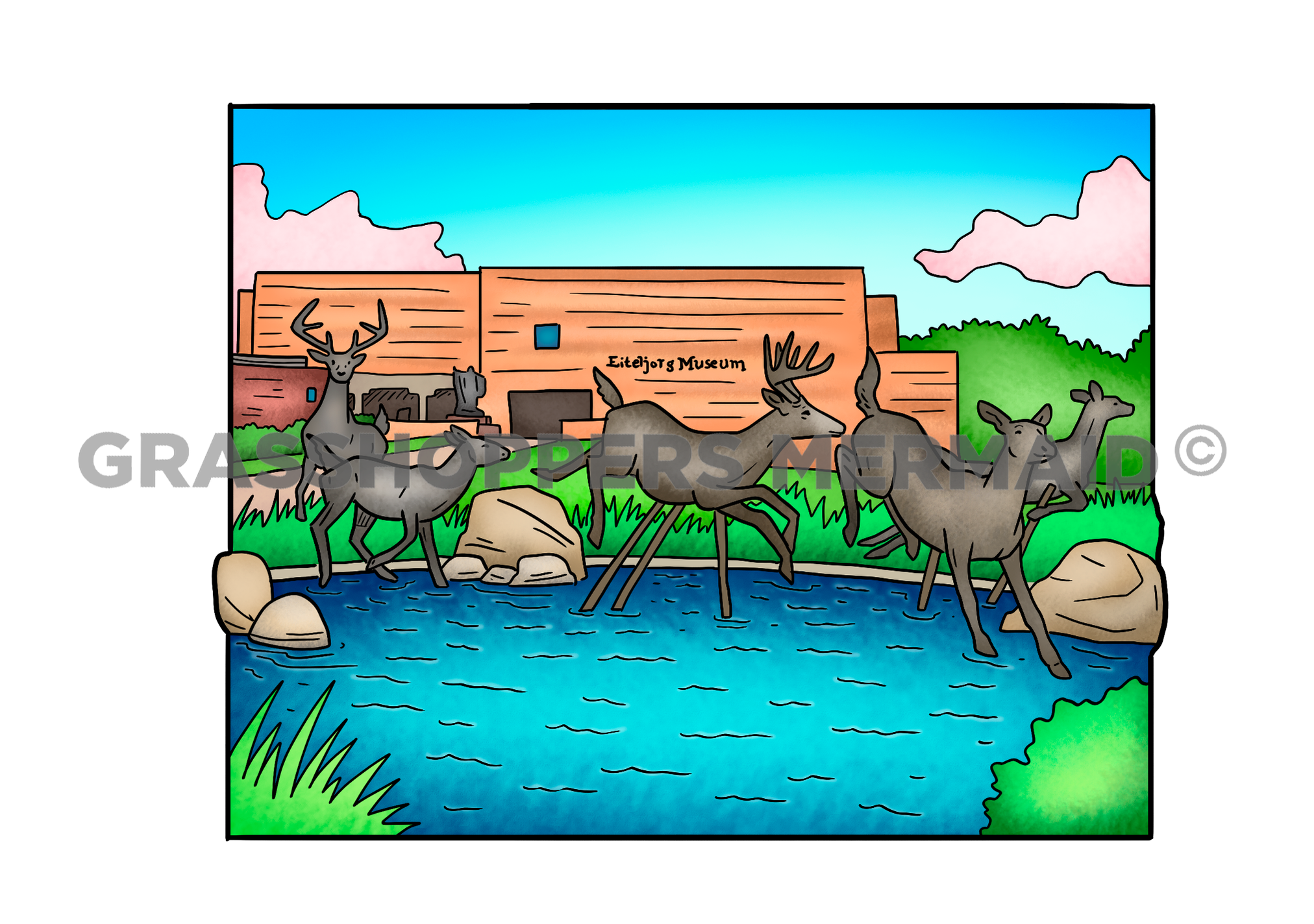 Deer Fountain