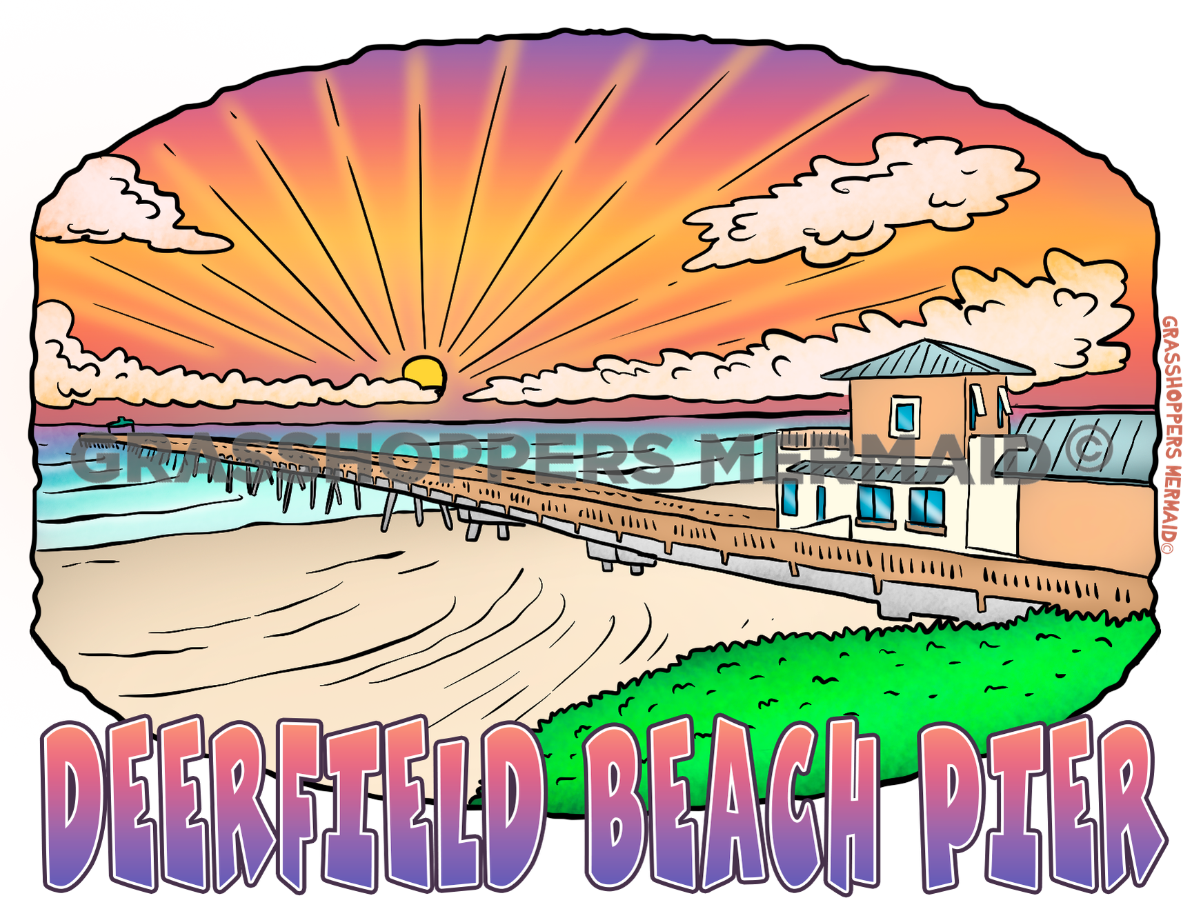 Deerfield Pier Sunrise