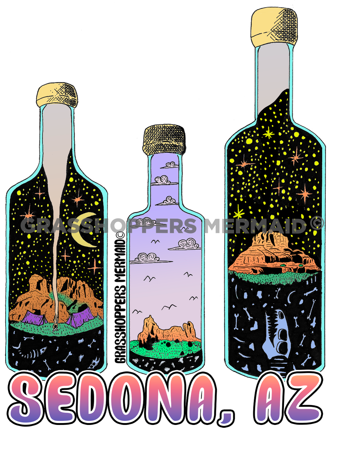 Desert Bottle Trio