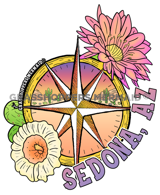 Desert Compass Rose