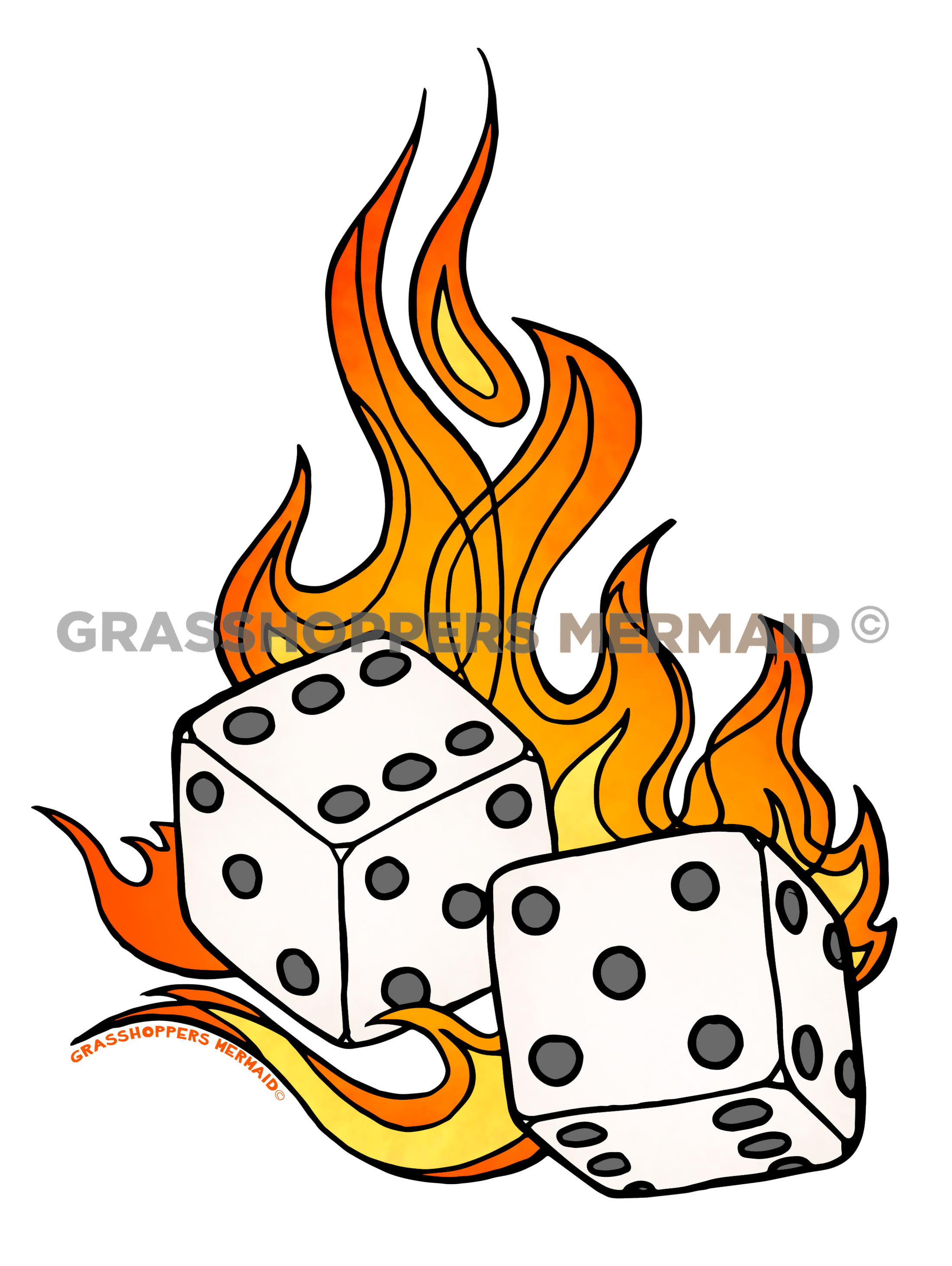 Dice on Fire