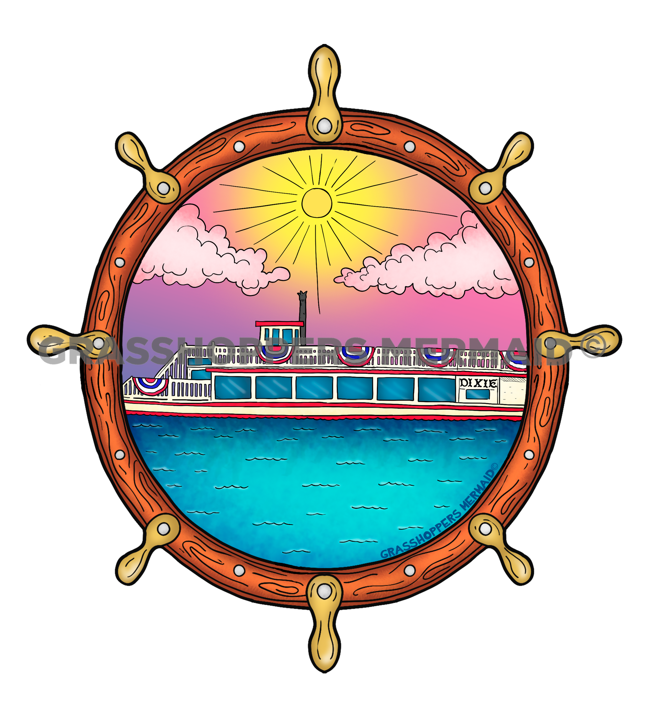 Dixie Boat Wheel