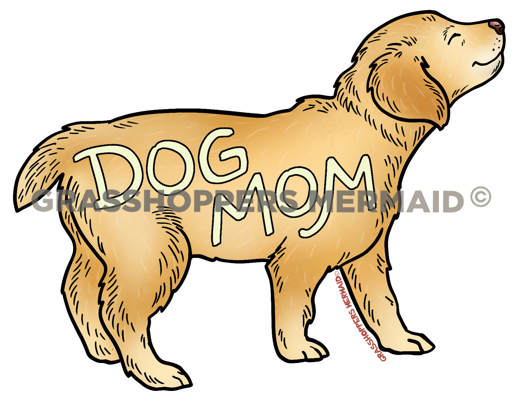Dog Mom Puppy