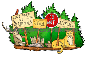 Don't Feed the Wildlife Desert