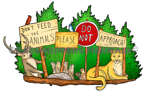 Don't Feed the Wildlife Desert