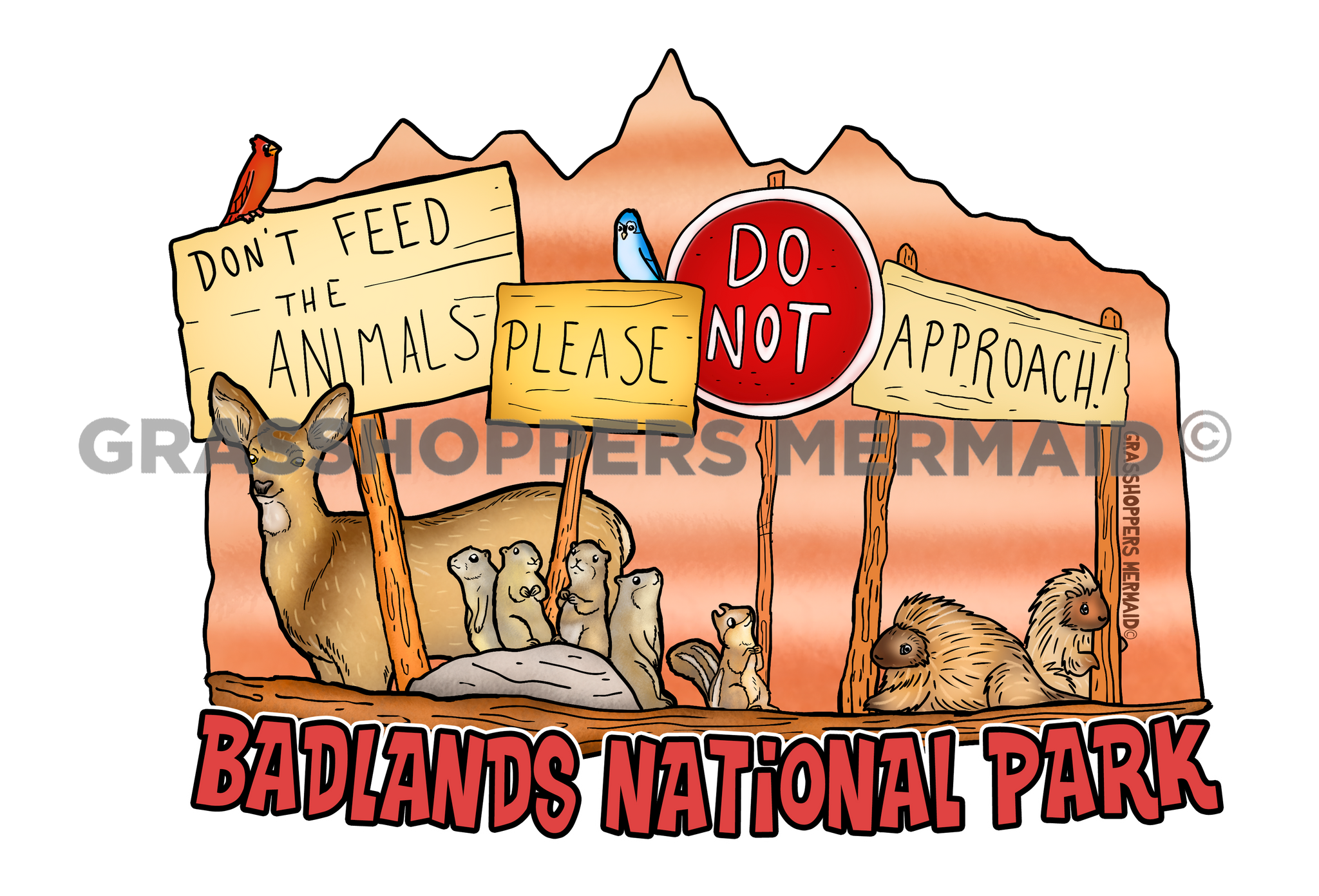 Don't Feed the Wildlife Red Rocks