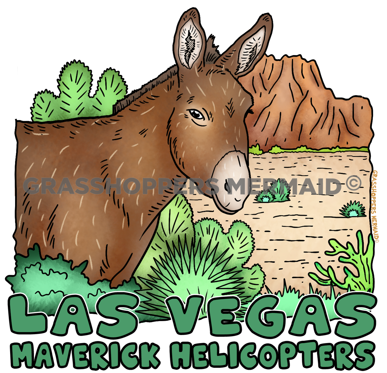 Donkey in the Desert