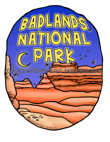 Dreamy Badlands Night