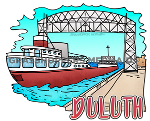 Duluth Ship Crossing