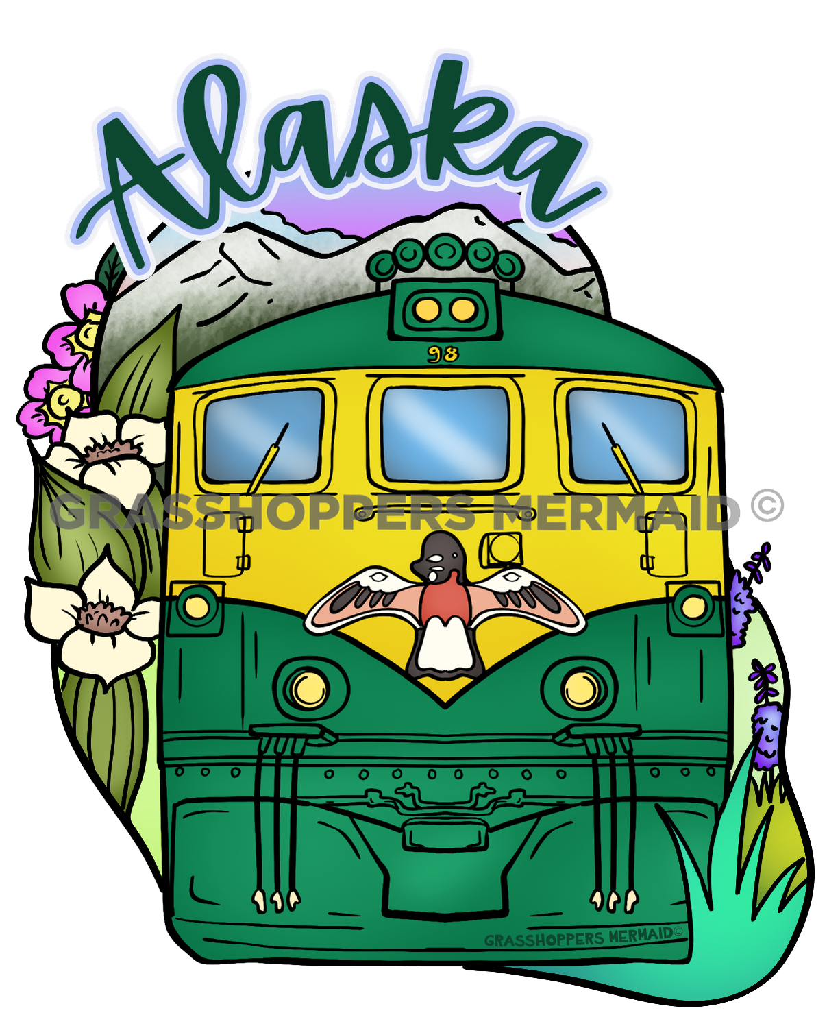 Engine 98 & Flowers
