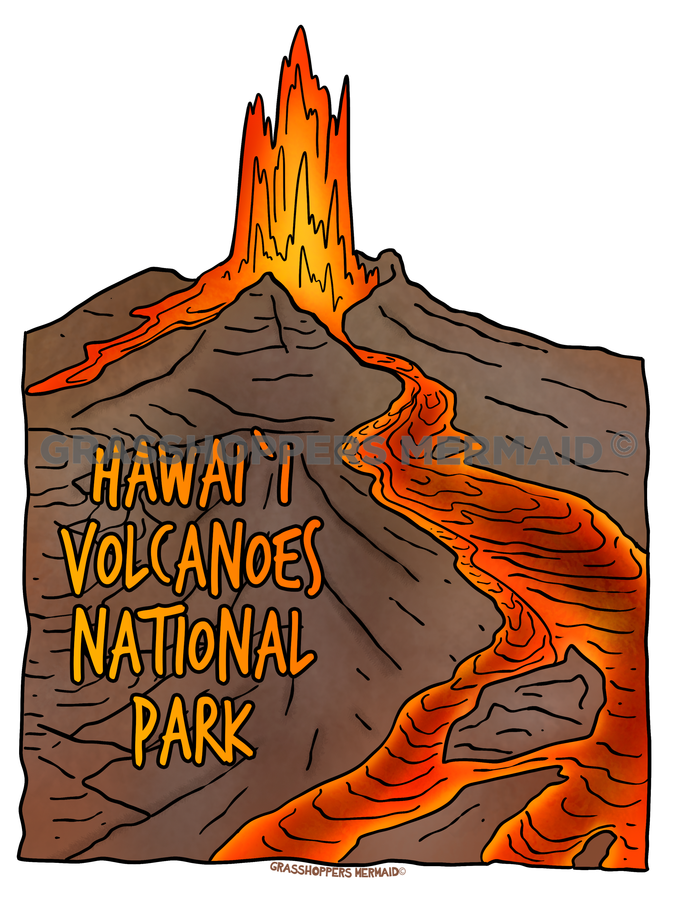 Erupting Lava Trail