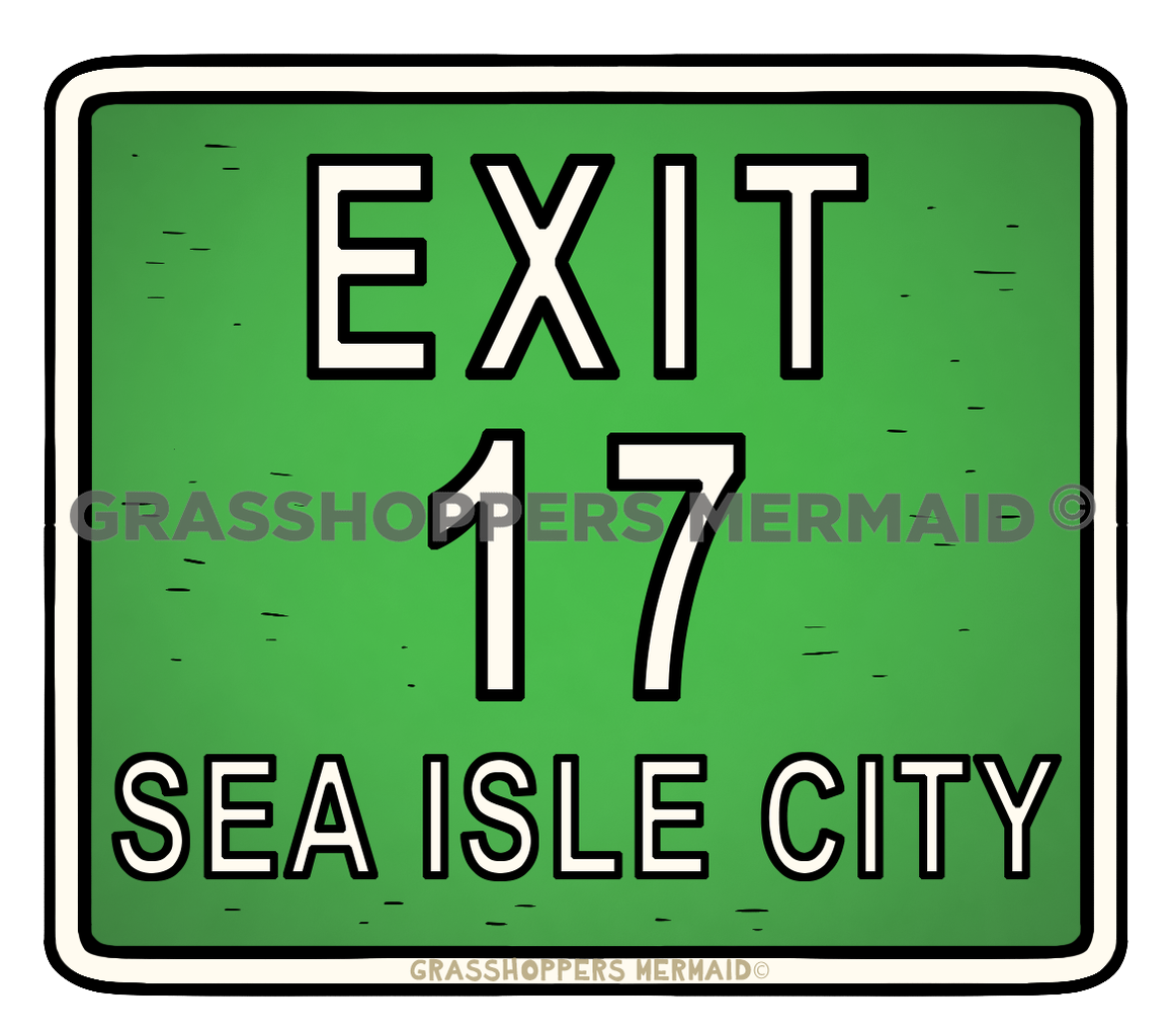 Exit 17 Sign