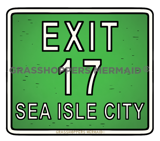 Exit 17 Sign