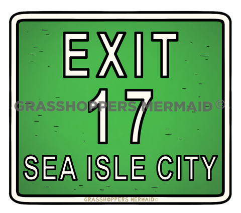 Exit 17 Sign