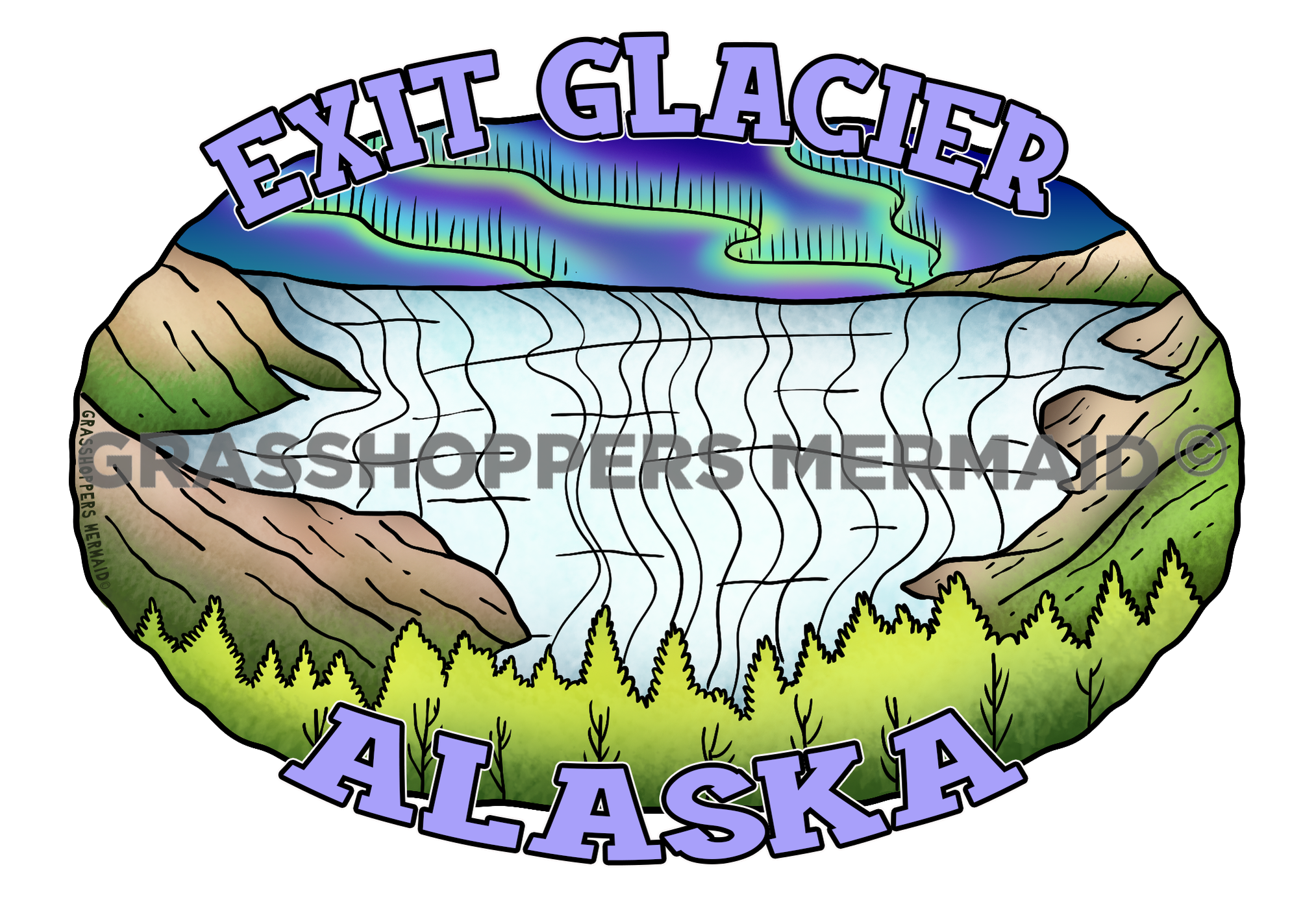 Exit Glacier Northern Lights